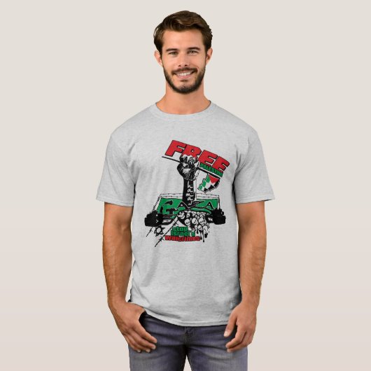 VRIJE PALESTINE T-SHIRT (Voorkant volledig)