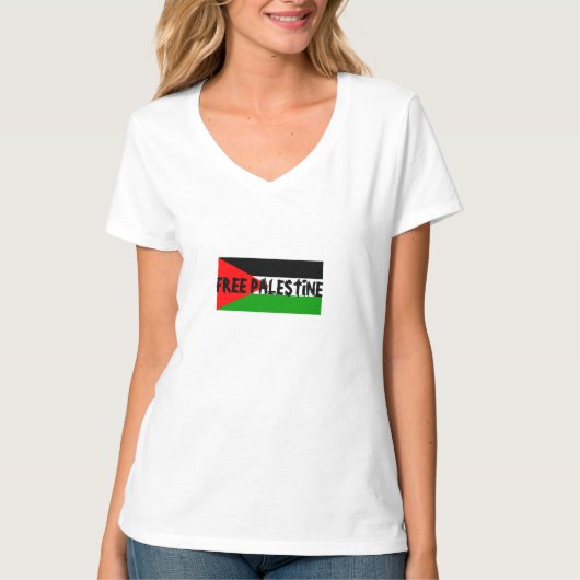 VRIJE PALESTINE T-SHIRT (Voorkant)