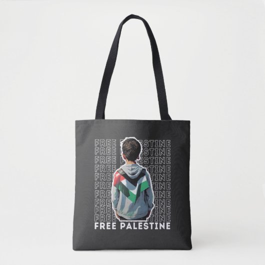 VRIJE PALESTINE TOTE BAG (Voorkant)