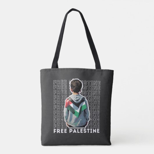 VRIJE PALESTINE TOTE BAG (Achterkant)
