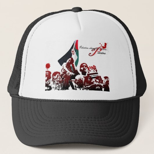 VRIJE PALESTINE TRUCKER PET (Voorkant)