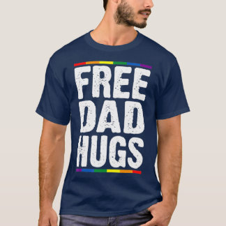 Vrije pap Hugs LGBT ondersteunt Happy Pride-maand T-shirt