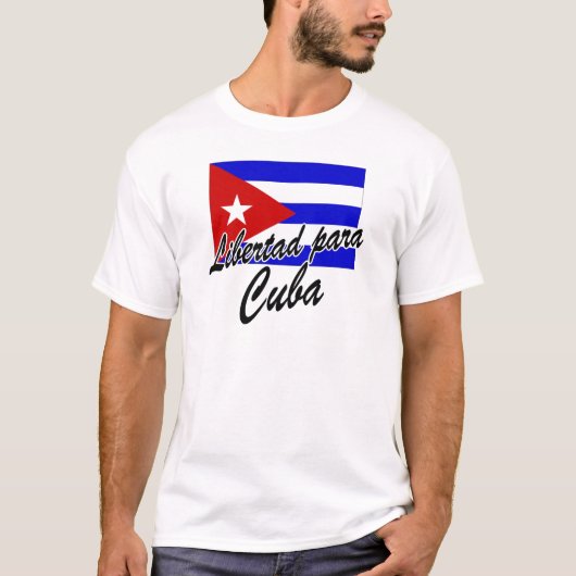 Vrije para Cuba! T-shirt (Voorkant)