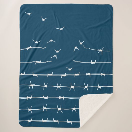 Vrije pauze sherpa deken (Voorkant)