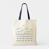 Vrije pauze tote bag (Achterkant)