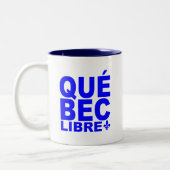 Vrije Quebec. Tweekleurige Koffiemok (Links)