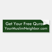 Vrije Quran Bumpersticker (Voorkant)
