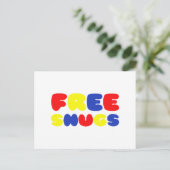 VRIJE SNUGS BRIEFKAART (Staand voorkant)