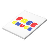 VRIJE SNUGS NOTITIEBLOK (Linkerzijde)