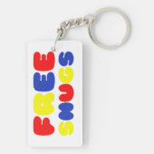 VRIJE SNUGS SLEUTELHANGER (achterkant)