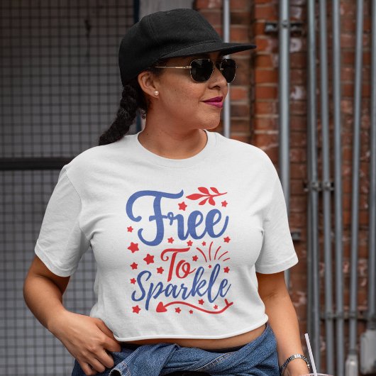 Vrije spleet t-shirt