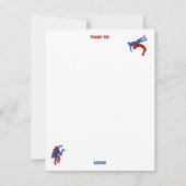 Vrije stijl Grieks-Romeins worstelen Aangepaste na Bedankkaart (Voorkant)