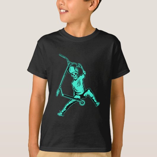 Vrije stijl stuntsteppen t-shirt (Voorkant)