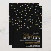 Vrije Stippen kerstfeest Kantoor Kaart (Voorkant / Achterkant)