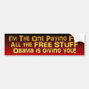 VRIJE STUFF! - Anti Obama Bumpersticker