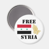 VRIJE SYRIË MAGNEET (Voorkant / Achterkant)
