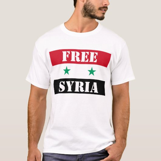 VRIJE SYRIË T-SHIRT (Voorkant)