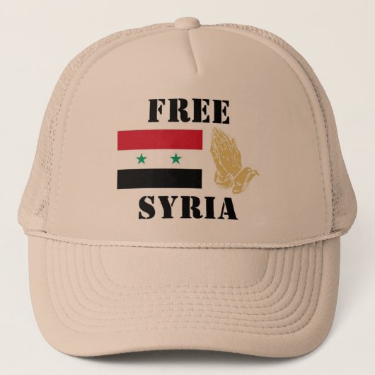 VRIJE SYRIË TRUCKER PET (Voorkant)
