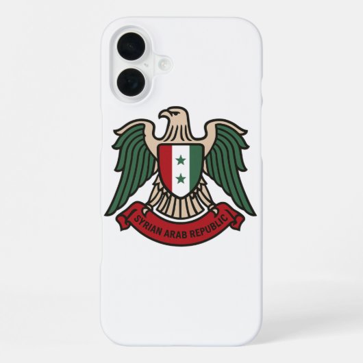 Vrije Syrische Adelaar Klassiek iPhone Hoesje (Achterkant)