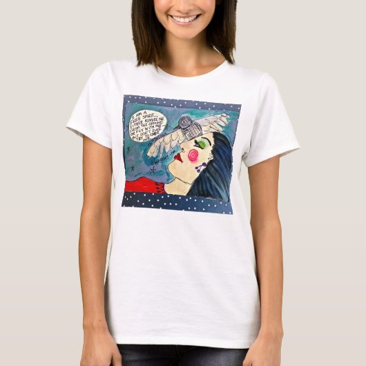 VRIJE T-SHIRT VAN BAD GIRL ART. (Voorkant)