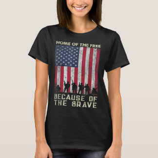 Vrije thuis vanwege de Amerikaanse dapperse Fla T-shirt