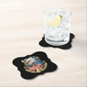 Vrije thuis vanwege de arendrik Eagle Kartonnen Onderzetters (Insitu)