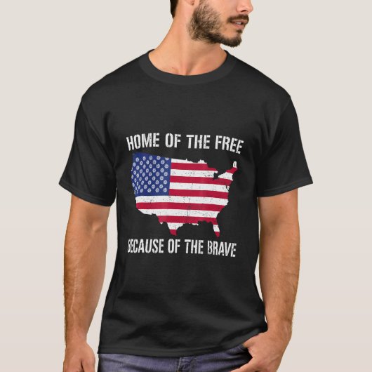 Vrije thuis vanwege de bravepatriottische Fl T-shirt (Voorkant)