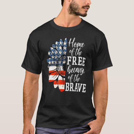Vrije thuis vanwege de bravepatriottische Fl T-shirt (Voorkant)
