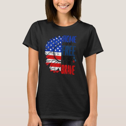 Vrije thuis vanwege de bravepatriottische Fl T-shirt (Voorkant)