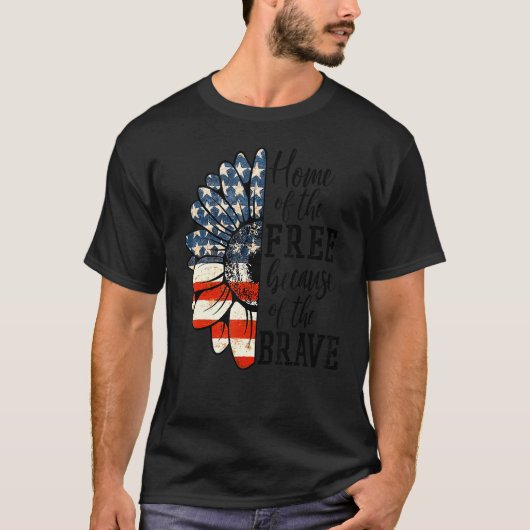 Vrije thuis vanwege de bravepatriottische Fl T-shirt (Voorkant)
