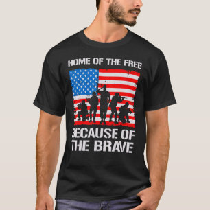 Vrije thuis vanwege de kracht 4 t-shirt