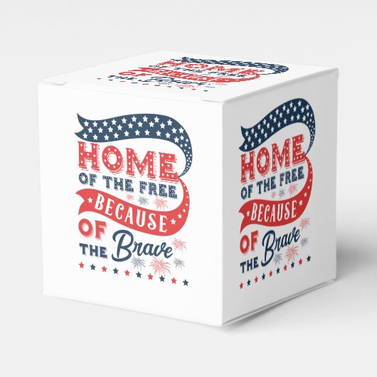 Vrije thuis vanwege de kracht bedankdoosjes (Voorkant Zijde)