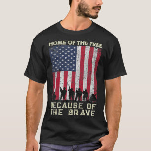 Vrije thuis vanwege de kracht t-shirt