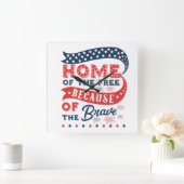 Vrije thuis vanwege de kracht vierkante klok (Huis)