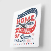 Vrije thuis vanwege de kracht vierkante klok (Hoek)