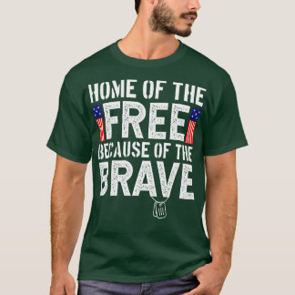 Vrije thuis vanwege het Brave Patriotic Ve T-shirt