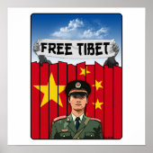 vrije tibet poster (Voorkant)
