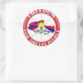 vrije tibet ronde sticker (Tas)
