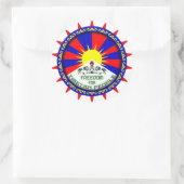 vrije tibet ronde sticker (Tas)