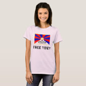 vrije tibet t-shirt (Voorkant volledig)