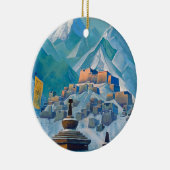 Vrije Tibetaanse sieraad Keramisch Ornament (Rechts)