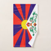 Vrije Tibetaanse vlag Bad Handdoek (Handdoek)