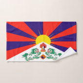 Vrije Tibetaanse vlag Bad Handdoek (Handdoek)