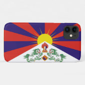 Vrije Tibetaanse vlag Case-Mate iPhone Case (Achterkant (horizontaal))