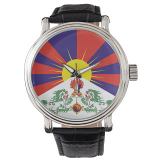 Vrije Tibetaanse vlag Horloge