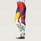 Vrije Tibetaanse vlag Leggings (Links)
