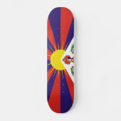Vrije Tibetaanse vlag Persoonlijk Skateboard (Voorkant)
