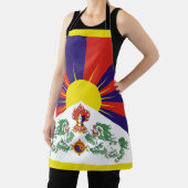 Vrije Tibetaanse vlag Schort (Insitu)