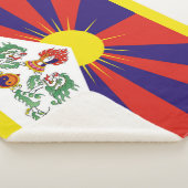 Vrije Tibetaanse vlag Sherpa Deken (3/4)