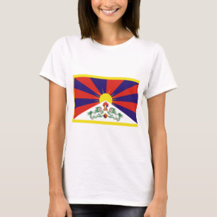 Vrije Tibetaanse vlag T-shirt